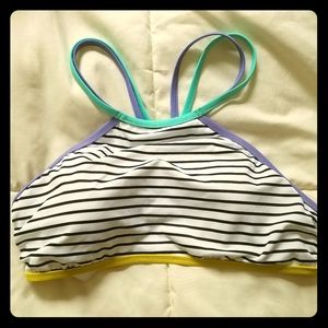 Victoria's Secret Crossback Striped Halter Bikini